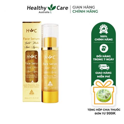 Tinh chất dưỡng da chống lão hóa Healthy Care Anti Ageing Gold Flake Face Serum 50ml