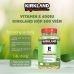 Combo Viên nhai bổ sung vitamin C500mg Kirkland và Viên uống vitamin E400 IU 500 viên Kirkland của Mỹ giúp đẹp da