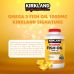Combo viên uống dầu cá 1000mg 400 viên và viên uống bổ sung vitamin B tổng hợp Kirkland Signature của Mỹ